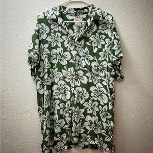 Benoa green batik shirt